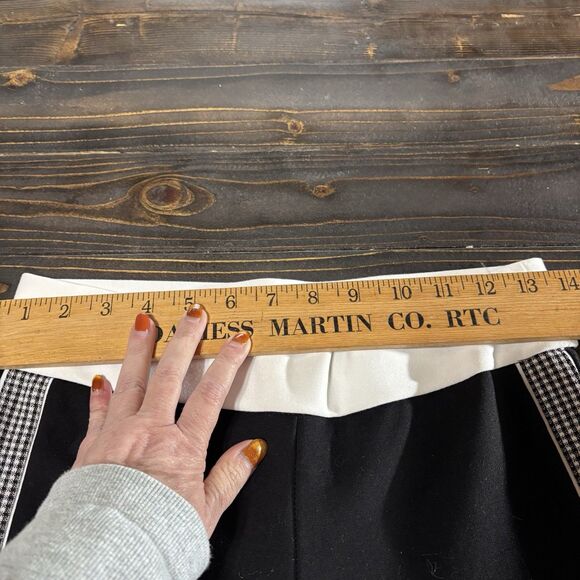 Zara Trafaluc Collection Legging Women's Black Side White Stripe Ponte Size M - Picture 10 of 16